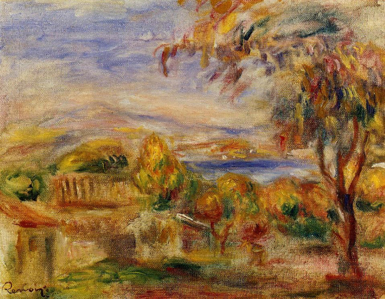 Landscape by the sea 1915